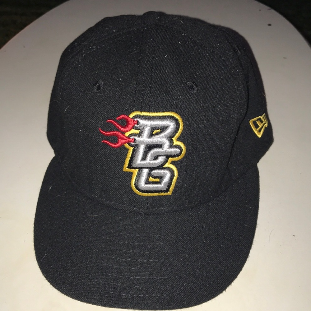 Bowling Green Hot Rods MILB New Era 59FIFTY Black Cap Hat 7 1/8